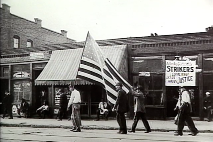 In 1914 500 of the 1300 workers at Atlanta’s Fulton Bag and Cotton Mill went on strike.