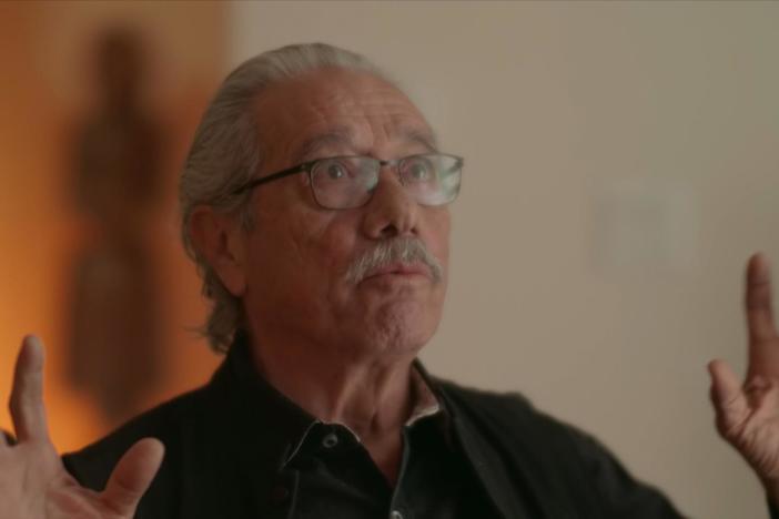 Edward James Olmos recalls watching Raúl Juliá perform Shakespeare on tabletops.
