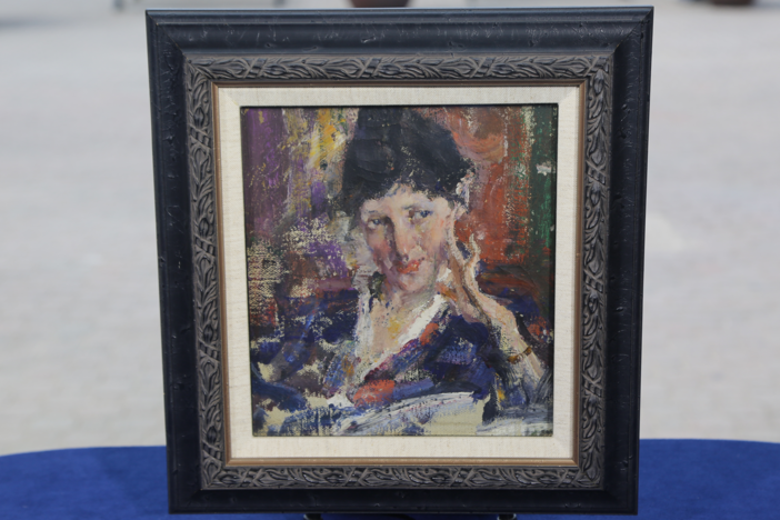Appraisal: Nicolai Fechin Oil Portrait, ca. 1925