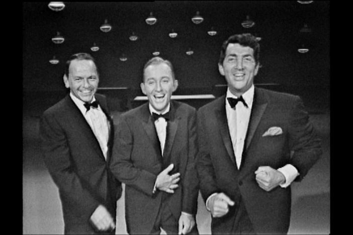 America's most famous crooners have a swell time singing a number from Guys and Dolls.