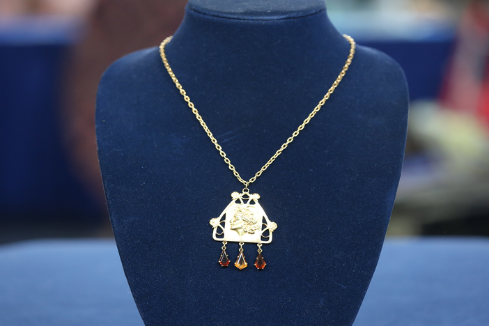 Appraisal: Lalique Gold Necklace, ca. 1910, from Portland Hour 2