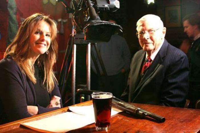 Elyse speaks to historical author Art Billek.