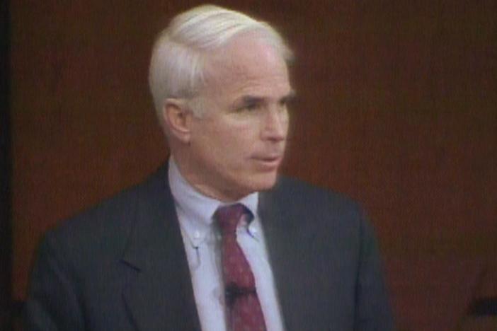 Two years into his career as a senator, McCain was embroiled in a political controversy.