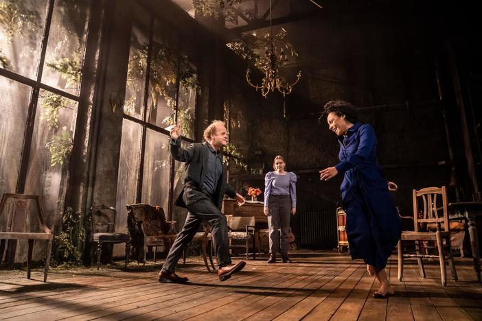 Vanya (Toby Jones) and the rest of the family discuss the fate of their estate.