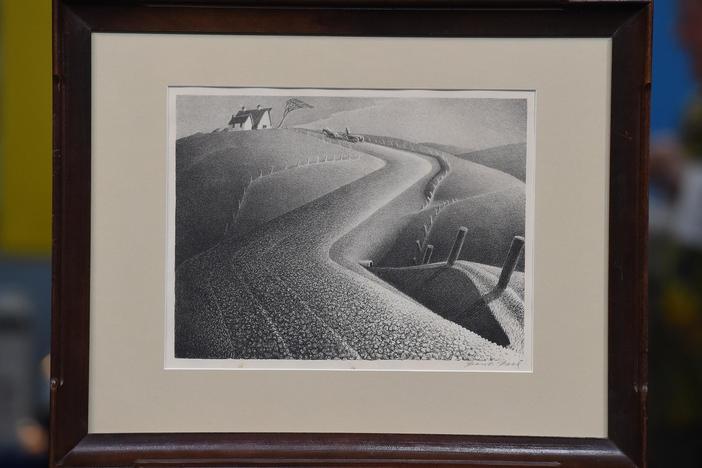 Appraisal: 1941 Grant Wood "March" Lithograph, in Orlando Hour 1.