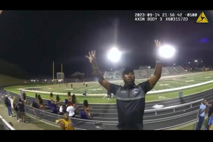 Black band director speaks out after violent arrest at Alabama football game