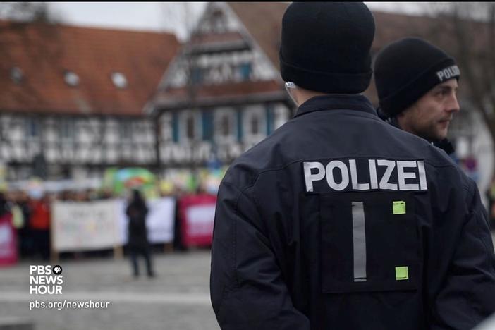 A spike in crime is leading some to question Merkel’s open door policy for immigration.