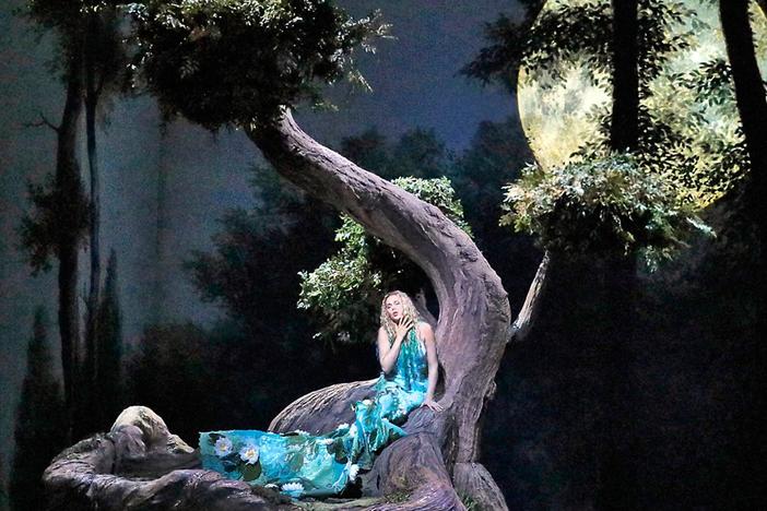 Kristine Opolais sings the title character’s “Song to the Moon” from Act I of Rusalka.