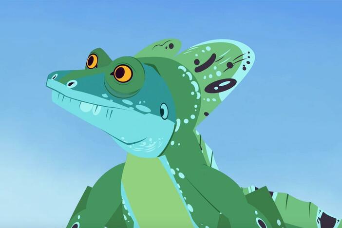 Martin and Chris discover a Basilisk Lizard which Martin thinks about naming Skidder.
