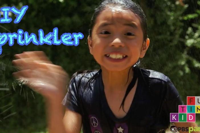 Cool off on those hot summer days with your own DIY sprinkler! 