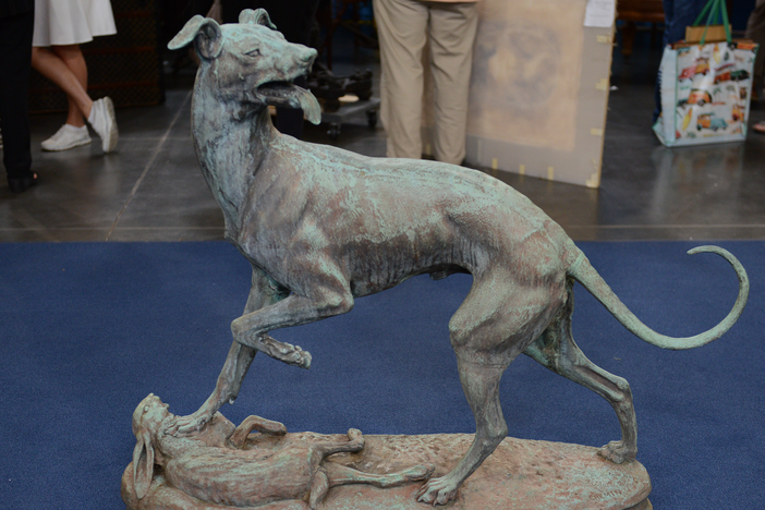 Appraisal: 1882 Victor Chemin Bronze Hound & Hare, in Virginia Beach Hour 3.