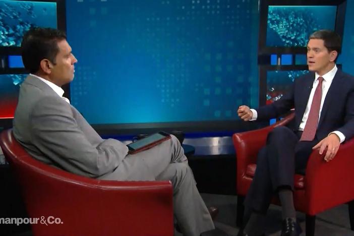 Hari Sreenivasan interviews IRC President David Miliband.