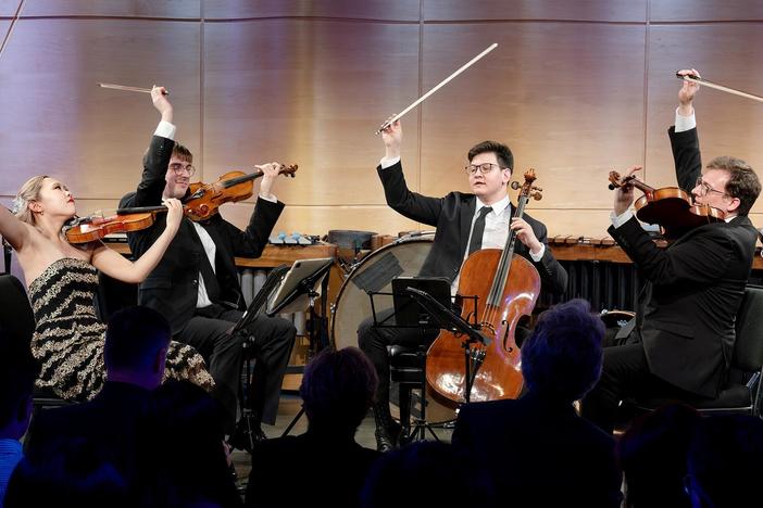 A profile of Balourdet Quartet, winner of a 2024 Avery Fisher Career Grant Award.