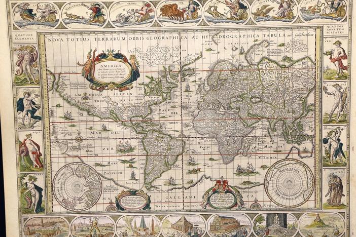 Appraisal: Willem Blaeu World Map, ca. 1640