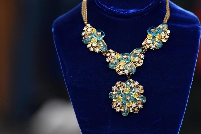 Appraisal: Costume Jewelry Parure, ca. 1945, from Spokane Hour 3.