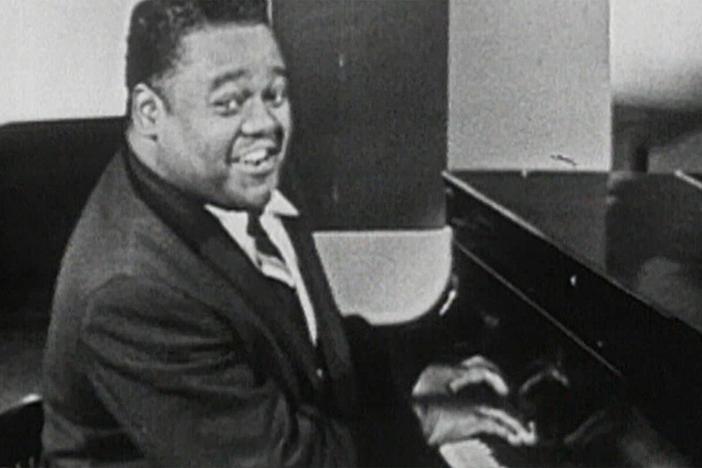 Fats Domino performs his version of "Blueberry Hill."