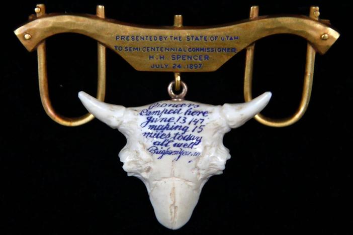 Appraisal: 1897 Utah Semi-Centennial Cups & Tiffany Pin, from Our 50 States Hour 2.