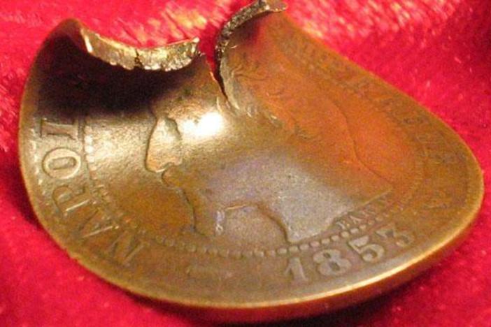 Was this coin a target for one of the Wild West's most popular female sharpshooters?