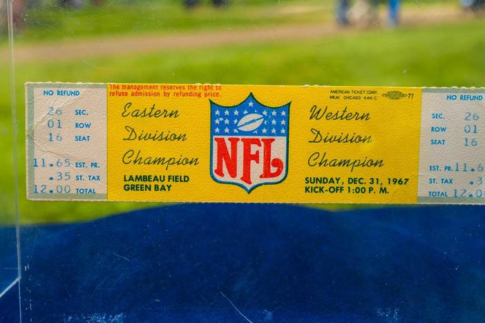 Appraisal: 1967 NFL Championship "Ice Bowl" Ticket Stub