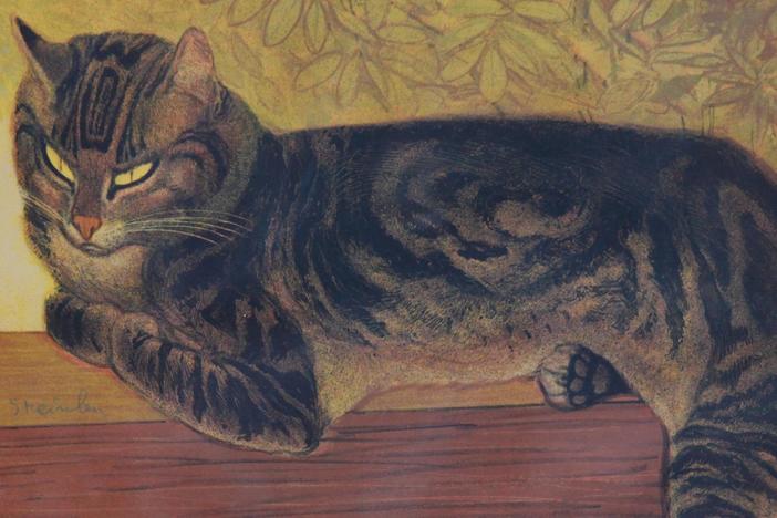 Appraisal: 1909 Theophile Steinlen Lithograph, from ROADSHOW's Special: Cats & Dogs