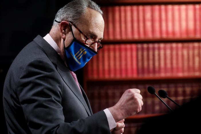 Senate battle begins over Biden's relief plan amid new security concerns at the Capitol