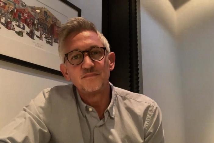 Soccer legend Gary Lineker discusses soccer's return in Germany.