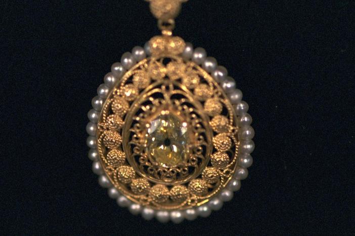 Appraisal: Tiffany & Co. Yellow Diamond Pendant, from Vintage San Diego.