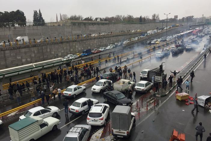 How Iranian military exercises, mass protests are connected to U.S. sanctions