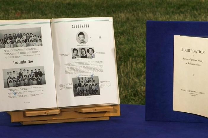Appraisal: 1945 Japanese Internment Camp Yearbook & Pamphlet