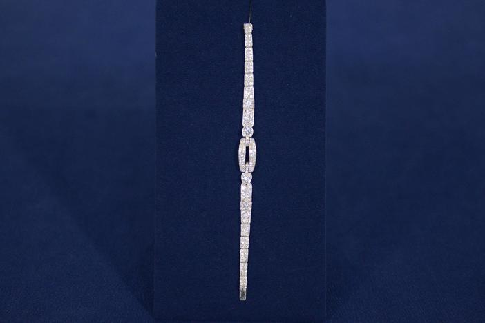Appraisal: Cartier Art Deco Diamond Bracelet, ca. 1930, from Salt Lake City Hour 2.