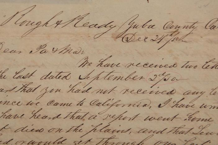 Appraisal: California Gold Rush Letters, ca. 1850, from Fort Worth Hour 3.