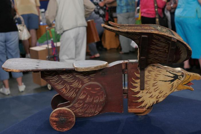 Appraisal: S.A. Smith Eagle Riding Toy, ca. 1895