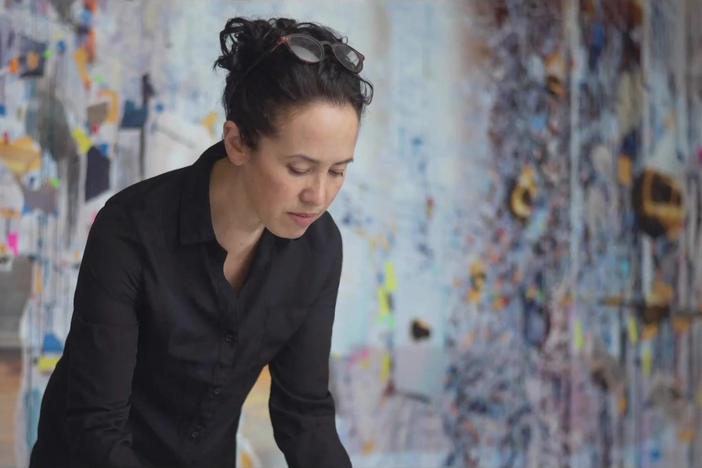 Artist Sarah Sze uses architecture of Guggenheim Museum as part of her new installation