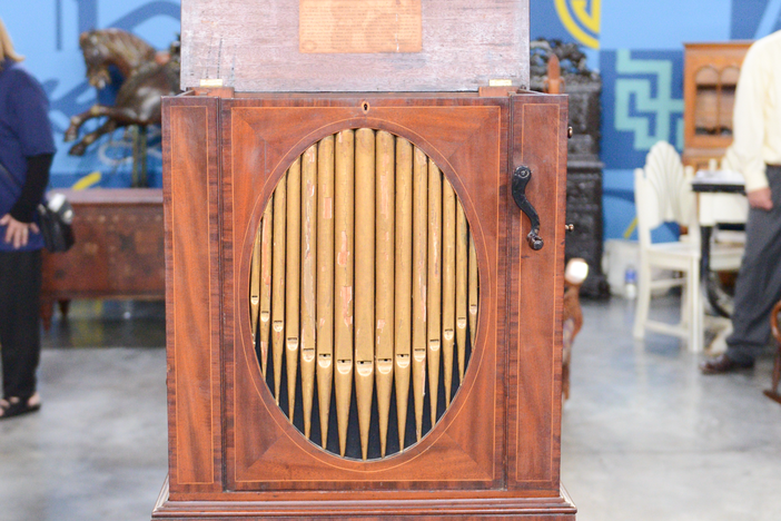 Appraisal: George III Mahogany Barrel Organ, ca. 1783