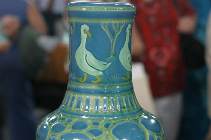 Appraisal: Weller Rhead Faience Vase, ca. 1904