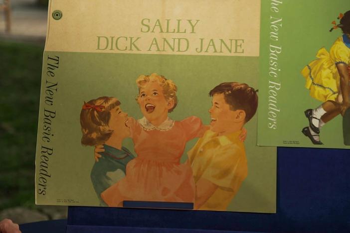 Appraisal: Dick and Jane Teacher Easel Cards, ca. 1962