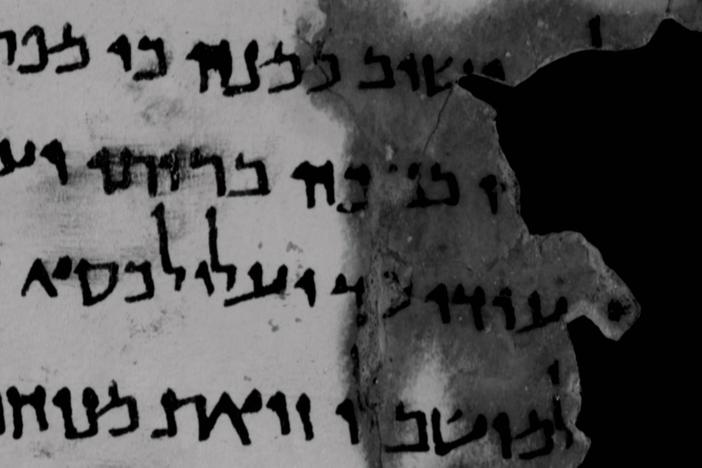 Watch how damaged Dead Sea Scrolls become legible once again.