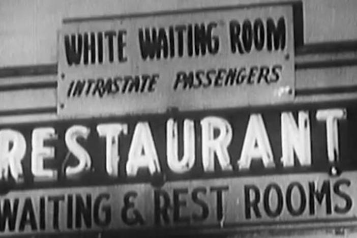 America's racial issues are broadcast in the Soviet Union.