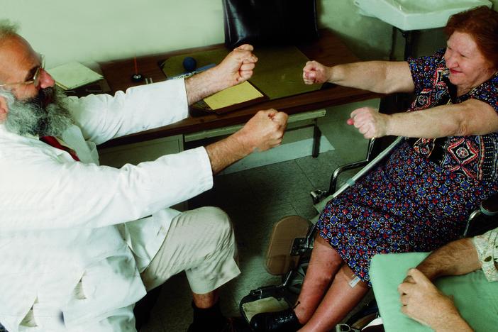 He used storytelling to connect people with great challenges "back into the world."