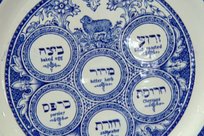 Appraisal: British Ceramic Passover Seder Plates, ca. 1900, in Vintage San Francisco.