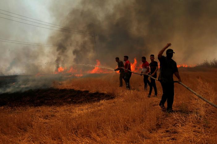 Iraq's record crop yield threatened by suspicious fires