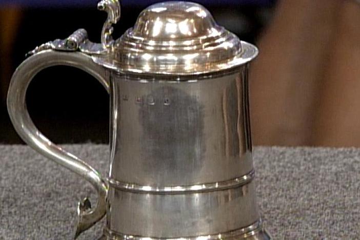 Appraisal: 1737 George II Silver Tankard, from Vintage Milwaukee.