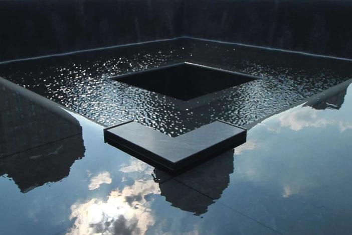 Visitors to the newly opened 9/11 memorial share their impressions.