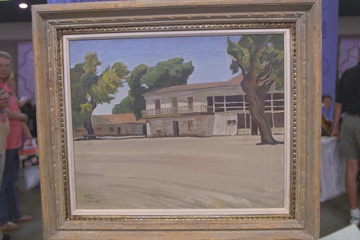 Appraisal: 1935 Maynard Dixon Oil Painting, in Vintage Albuquerque.