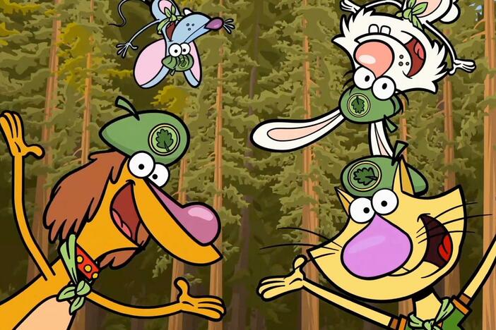 Nature Cat and friends sing songs about Trees!