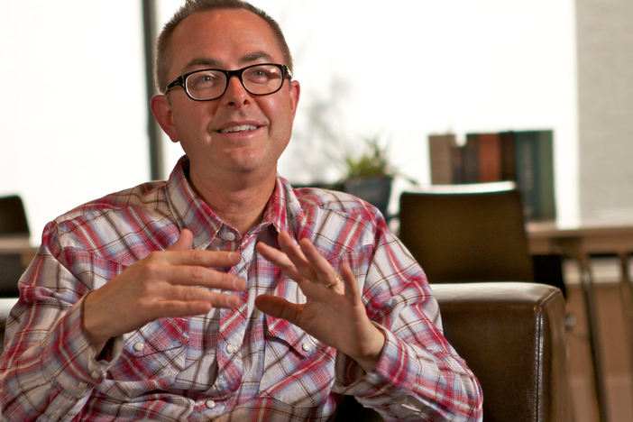 Paul Bonesteel, writer, director and editor of 'The Day Carl Sandburg Died.' 
