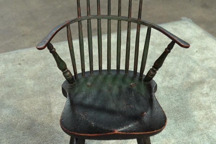 Appraisal: New England Windsor Armchair, ca. 1800, from Vintage Boston.