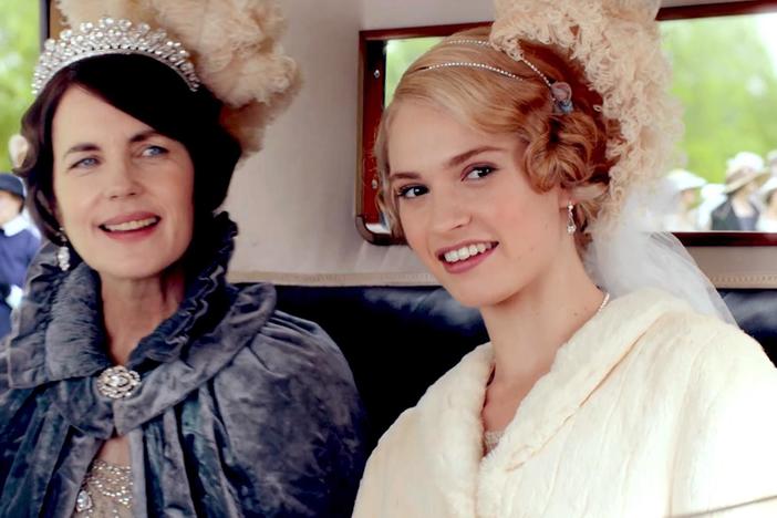 Downton Abbey stars Hugh Bonneville, Laura Carmichael and series creators on Episode 8.
