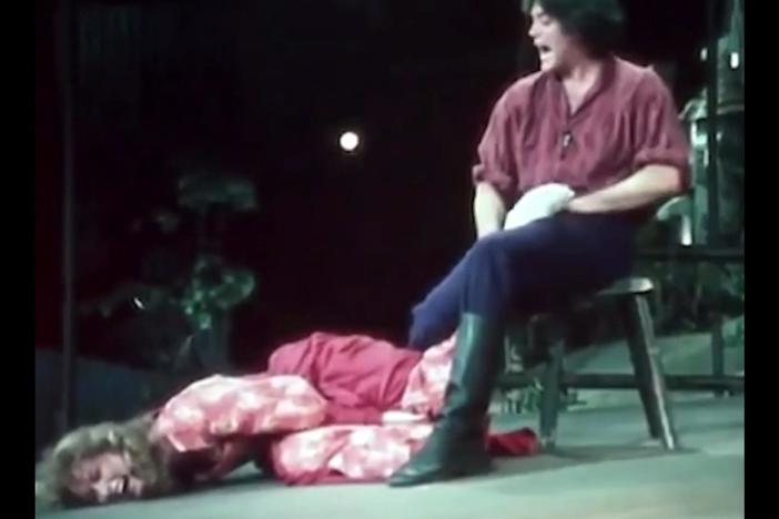Raúl Juliá and Meryl Streep mesmerize in the 1978 production of The Taming of the Shrew.