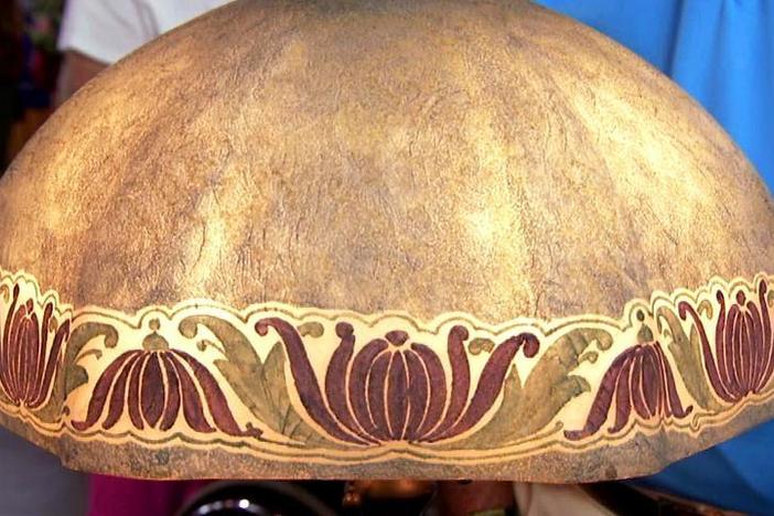 Appraisal: Handel Bronze Lamp, ca. 1900 from El Paso Hour 1.